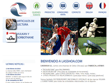 Tablet Screenshot of lasshoa.com